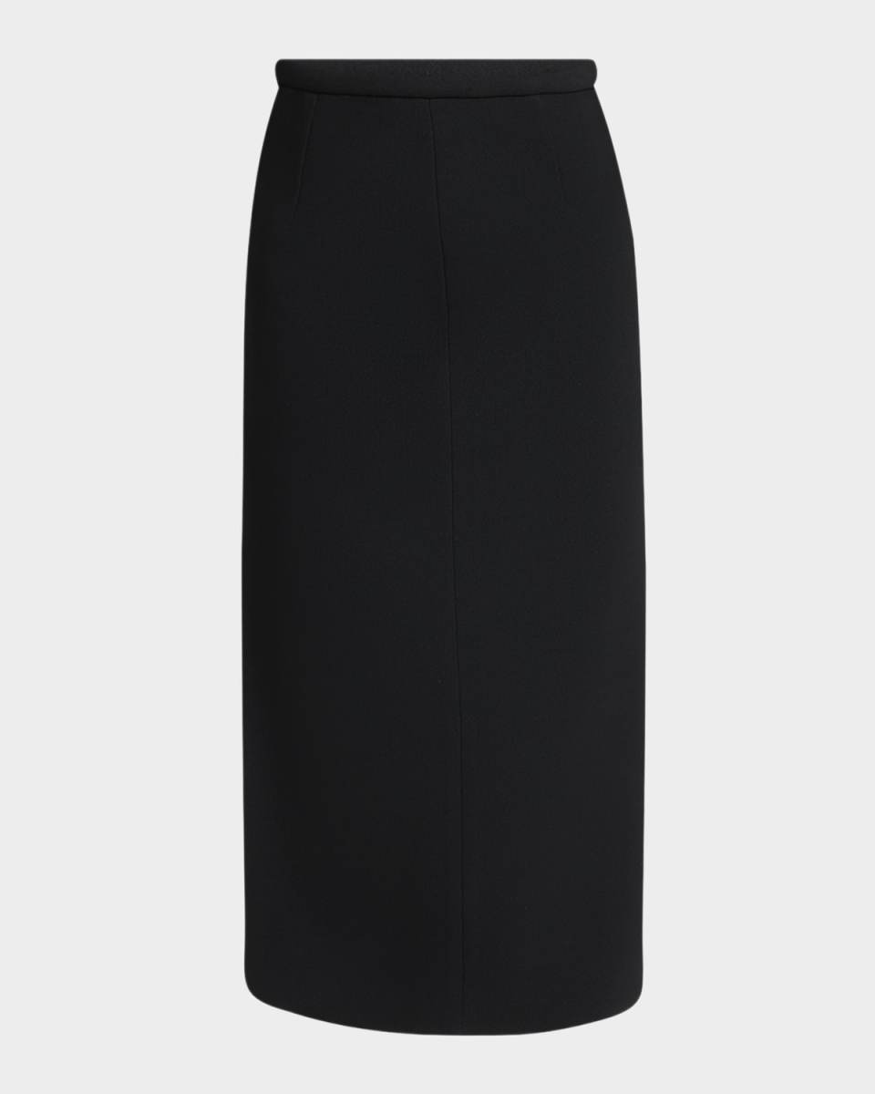 Long Pencil Skirt with Slit